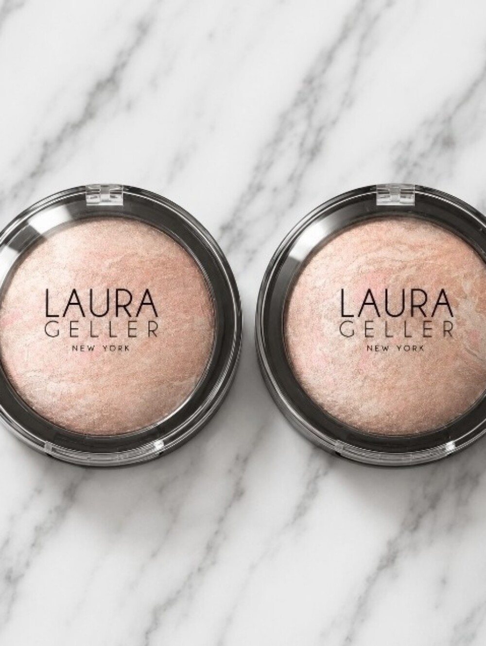 2-.28 oz Laura Geller PORCELAIN Baked Balance-N-Glow Illuminating Foundation NWO